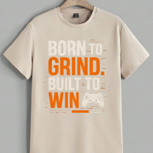 “Born to Grind, Built to Win” Gamer T-Shirt