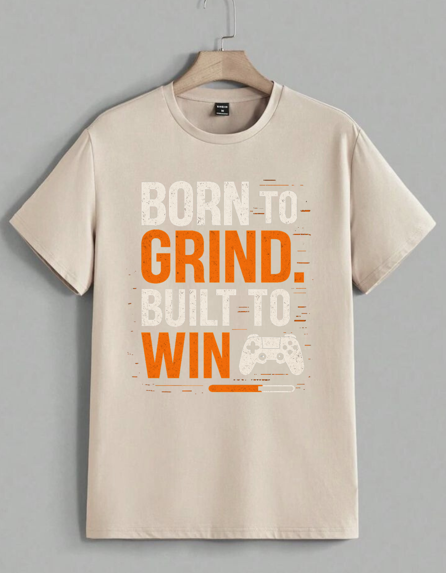 “Born to Grind, Built to Win” Gamer T-Shirt